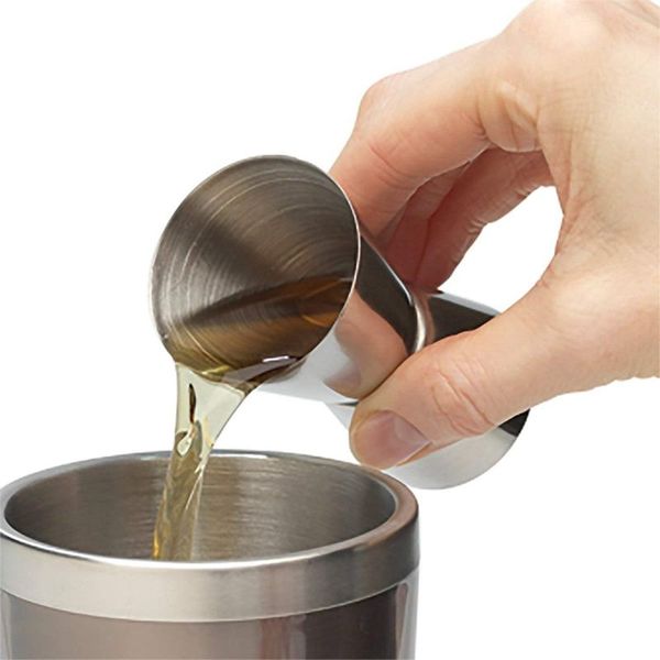 

нержавеющая сталь 25/50 мл джиггер bar craft dual spirit measure cup peg мерный стакан для вина бар партии коктейль шейкер