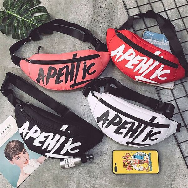 

mens women waist bag fashion leather messenger crossbody shoulder bag bum fanny pack running zip belt money purse