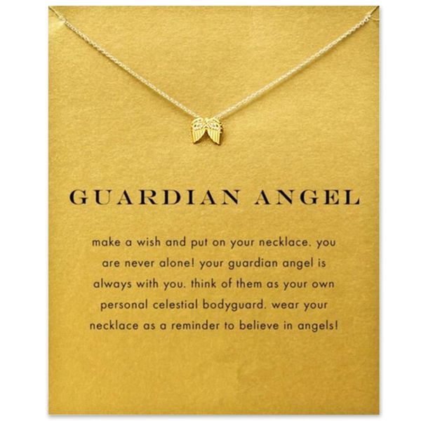 

fashion creative korean angel wings alloy clavicle simple creative celebrity inspired necklace pendant, Silver