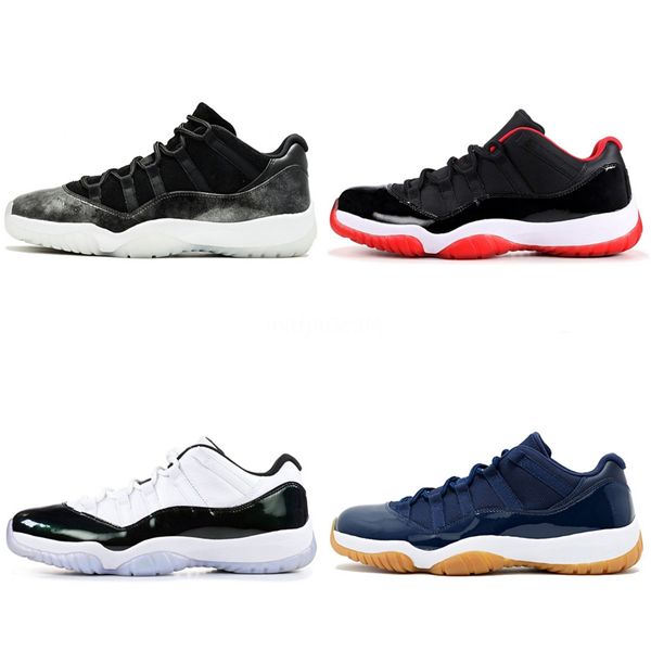 

11s jumpman mens basketball shoes low og banned shadow white black toe chicago royal men 11 basketball sneakrs #170