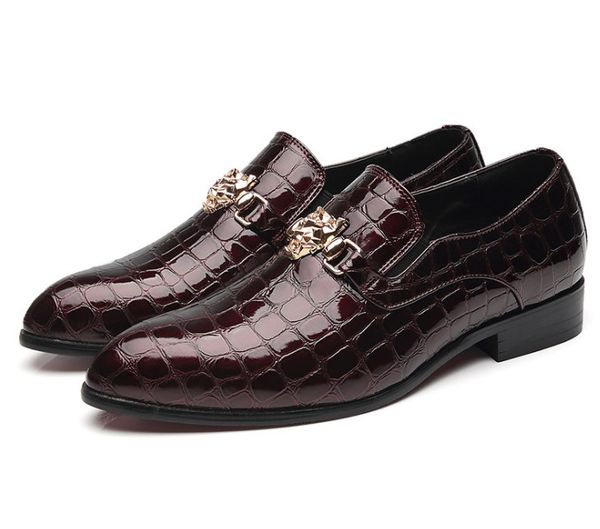 

fashion men shoes high british style men red black shoes dress shoes 38-48