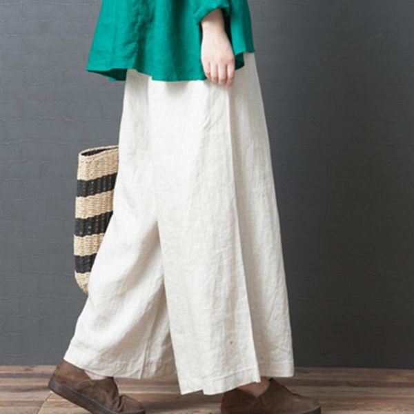 

2018 fashion women leisure trousers loose pants pure color long pants in stock, Black;white