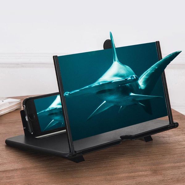 

other fashion accessories 12-inch mobile phone screen stretch 3d magnifier movie for all smartphone abs+lens three colors, Silver