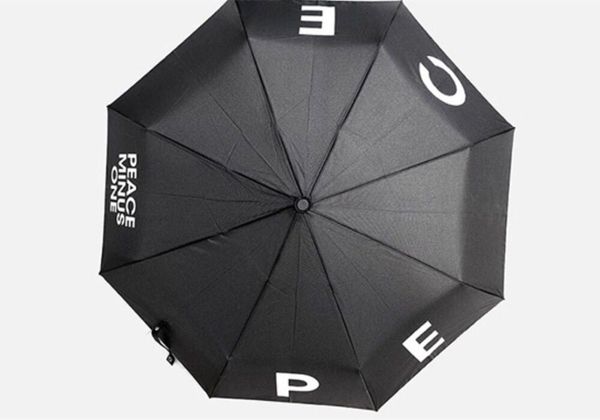 

Designer Brand Umbrellas Peaceminusone Printed Umbrella Portable Windproof Folding Umbrella PMO Rain Protection Umbrella For Shade
