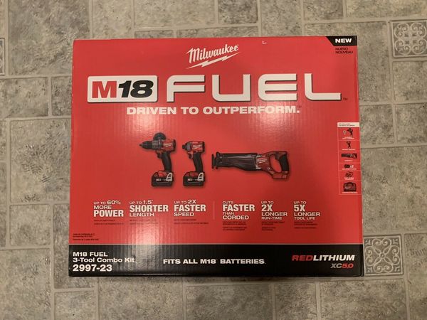 

Milwaukee m18 fuel 18v bru hle cordle combo kit 2997 23