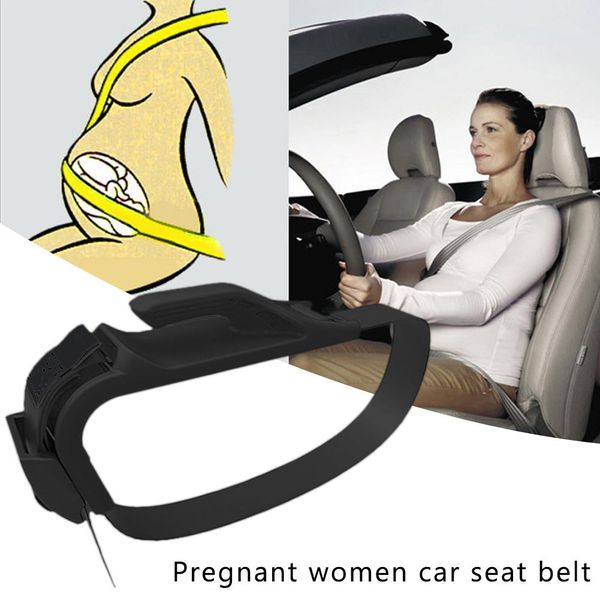 

2020 pregnant women car seat belt comfortable safe adjuster belt protect unborn baby seat clip maternity moms belly