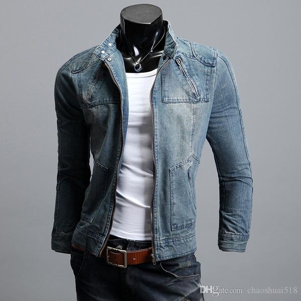 

нового 2017 года тонкий вскользь людей способа с капюшоном джинсовую куртку куртки пальто верхняя одежда, Black;brown