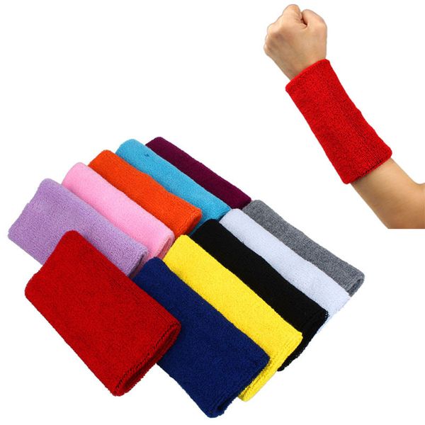 

new sweat band sweatband wristband arm band basketball tenni gym yoga protector guard cycling protect sports safety 15, Black;gray