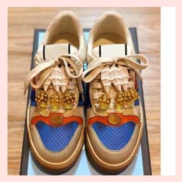 

new shoes removable crystal men casual shoes women sneaker faow cut sneakshion mixed colors rhinestone chain lace up ler shoes b15, Black