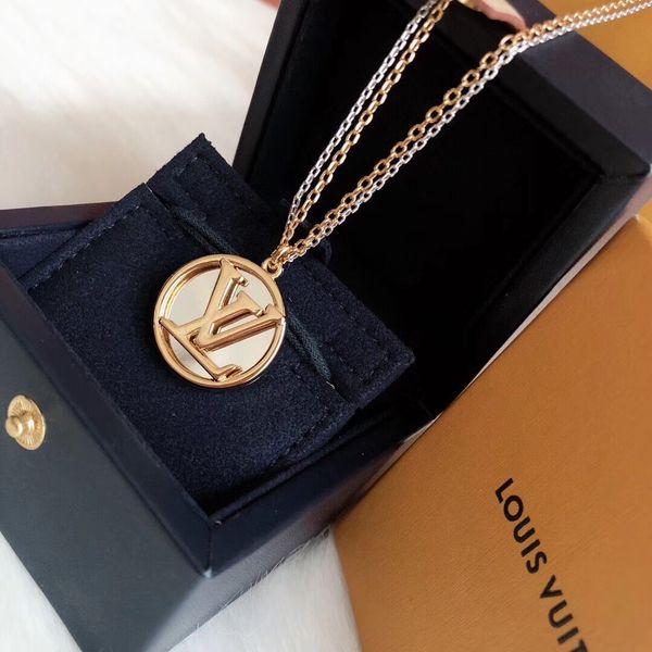

brand designer long sweater necklaces jewelry for women 2020 fashion luxury female round gold copper long pendant necklace n243, Silver
