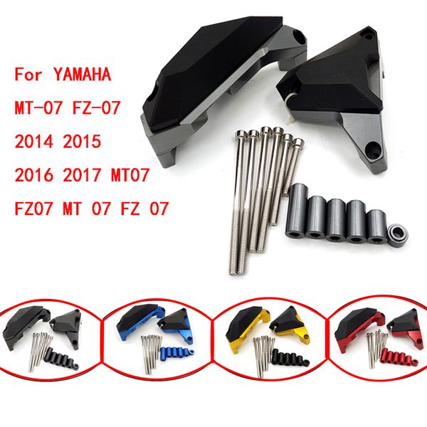 

mt-07 fz07 motorcycle engine protective slider case guard cover protector for mt-07 fz-07 2014 2015 2016 2017 mt07 fz07 m
