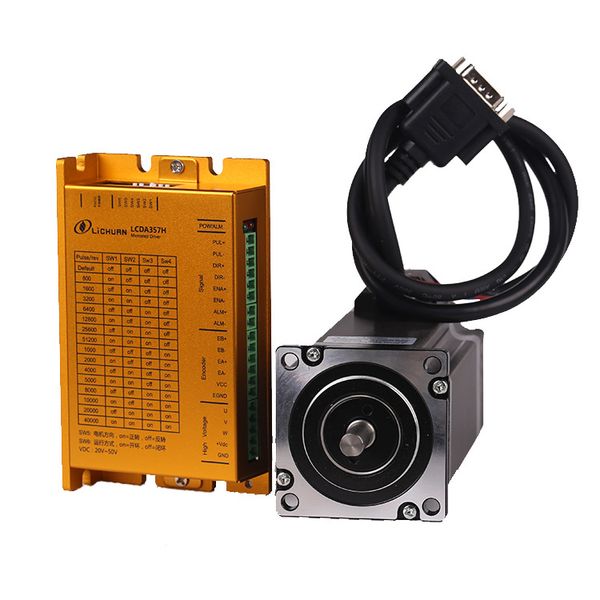 

price and quality for 3 phase nema23 dc20-50v 3n.m lc57h3100+lcda357h closed loop stepper motor & driver