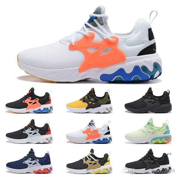 

react presto mens women running shoes trainers breathable triple black blue red breezy thursday sneakers size 36-45