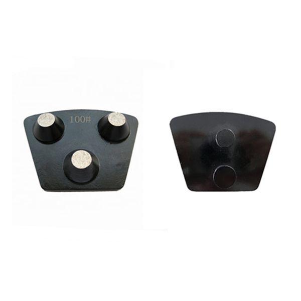 

three round dots segments concrete grinding wheel two pins redi lock diamond grinding head for hard concrete floor 12pcs