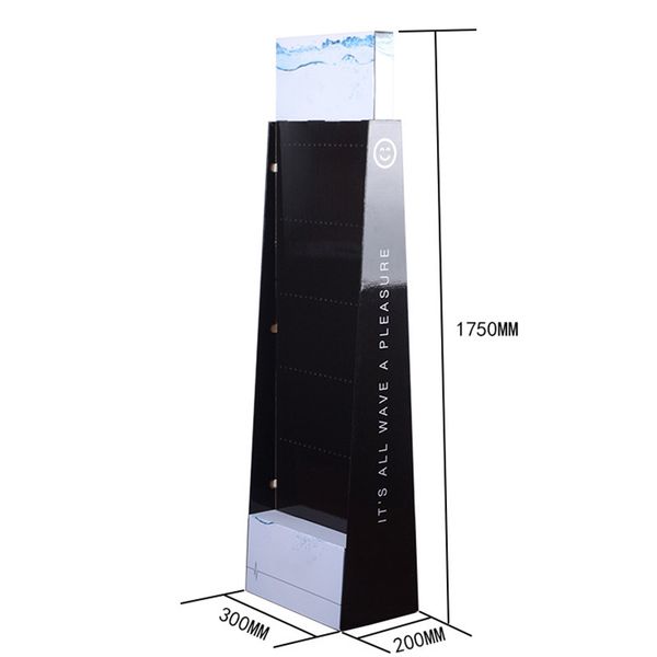 

Arrival New Recyclable Display Cardboard Shelf For Mobile Phone Accessories Customized Your Own Design Showcase For Phone Cases