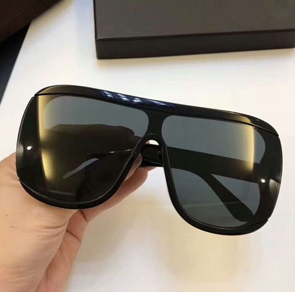 

shield glasses sunglasses eyewear new 559 black/gold shiny porfirio 02 oversized ft0559 with box, White;black