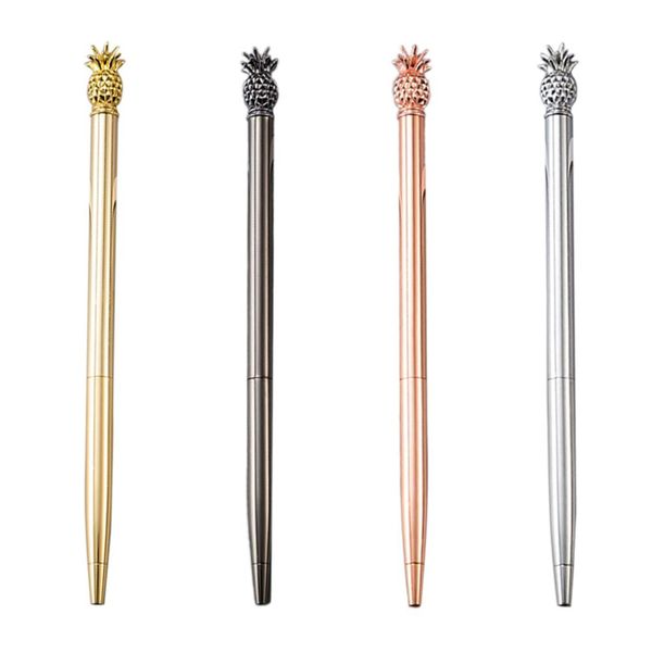 

pineapple ballpoint pens, lovely cute pens for easter gift stationary, Blue;orange