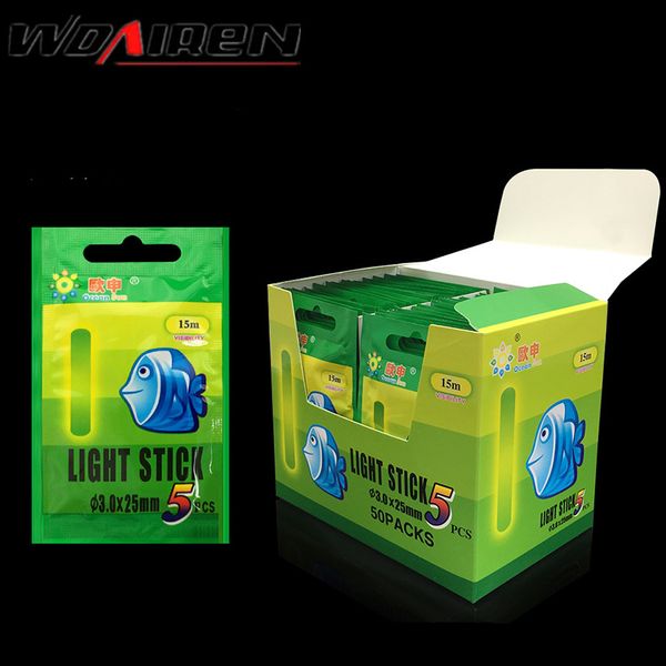 

20/50pcs 4.5*37mm fishing float fluorescent lightstick light night float rod lights dark glow stick useful lots fishing/party