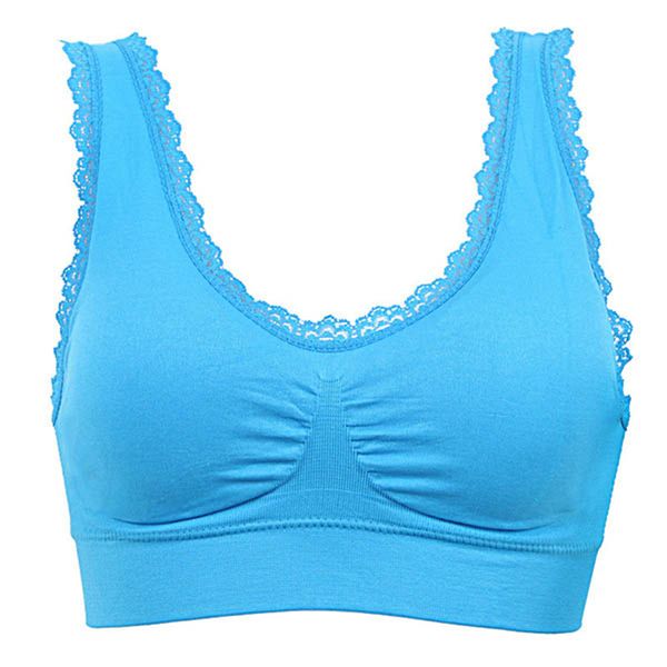 

Oioninos Women Bra Solid Breathable Women Seamless Fitness Lace Bra Tops Underwear Ladies Bras Plus Size Black Friday Deals