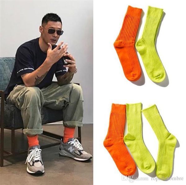 

шон юэ мужские носки конструктора коренастый knit solid color дышащий утолщенные чулки сыпучие открытый мужские дизайнерские носки, Black