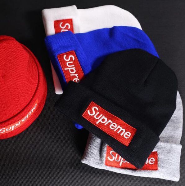 

2019 trendy hats winter knitted fur poms beanie label fedora luxury cable slouchy skull caps fashion leisure beanie outdoor hats 582, Blue;gray