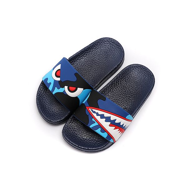 

new cartoon dinosaur slippers unicorn baby boy girl children summer beach water indoor home shoes children outdoor new sandals, Black;red