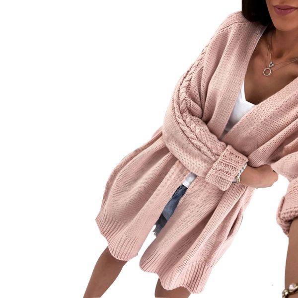 

long cardigan designer sweater women autumn winter sweaters cardigans women knitwear cardigan pockets fashion solid slim female sale, White;black