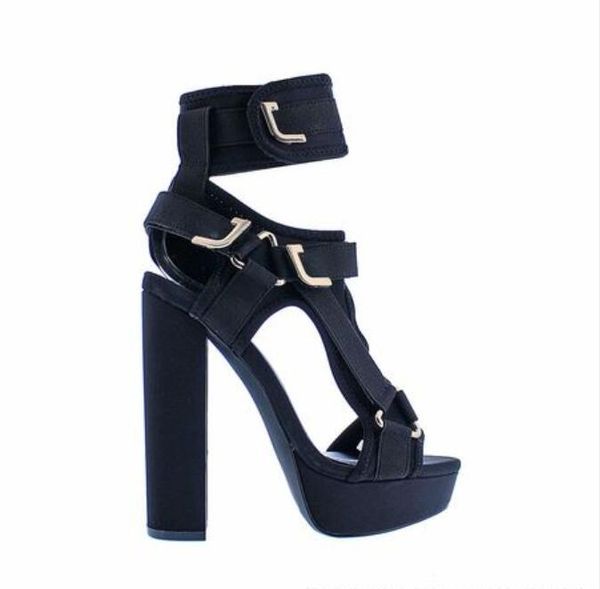 

summer fashion woman shoes sandals high heels party wedding pumps zapatos de mujer sandalias shoes women designers lp662, Black