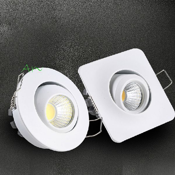 

elegant led mini spotlights 3w aluminum cob down lights dimmable jewelry cabinet show counter ceiling lighting ing