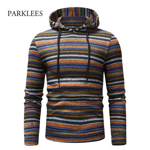 

multicolor gradient designed hoodies men 2018 fashion striped casual long sleeve sweatshirts mens slim fit pocket hoody sudadera, Black