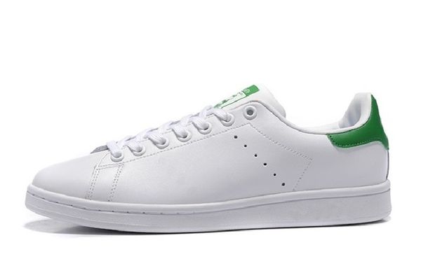 

2019 new designer newsest stan shoes fashion brand smith leather men women classic flats casual shoes cs04, Black