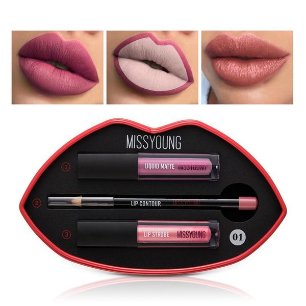 

1pc lipstick pen makeup liquid lipstick lipgloss matte maquiagem moisturizer long lastinghw