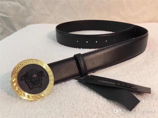 

2020 fashion new brand designer luxury alloy belt buckle, men's high-end leather belt, for both men and women, Black;brown