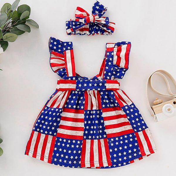 

girls dress summer girls striped backless princess dress children clothing sleeveless ruffle dresses cotton casual clothes, Red;yellow