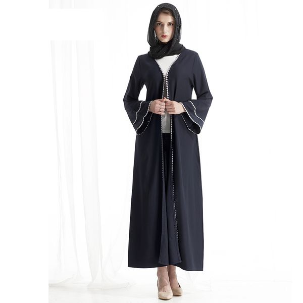 

islamic prayer clothing long robe ramadan middle east arabic turkish fashion muslim maxi dress abaya cardigan gowns hijab thobe, Red