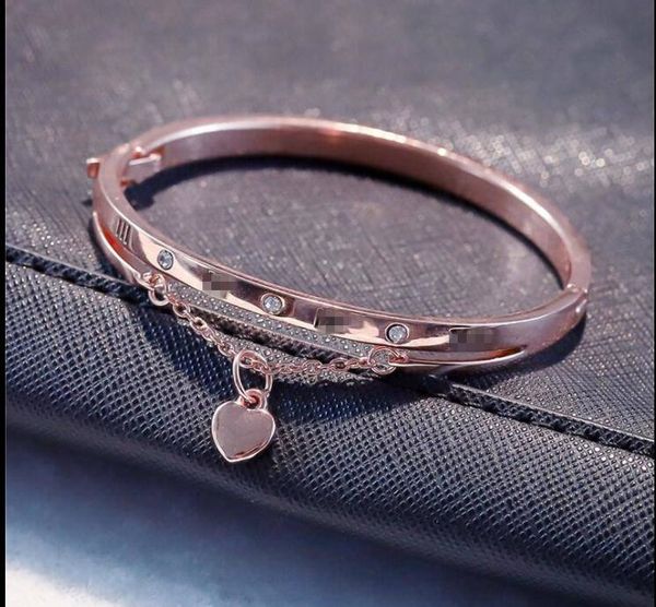 

бесплатная доставка мода дизайнер ювелирных изделий женщин браслеты т браслет мода циркон любовь браслет, Black