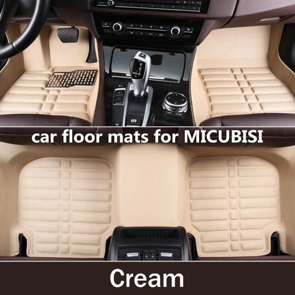 

3d пользовательские автомобилей коврики для micubisi lanser 10 pajero v73 outlander 3 2003 asx 2013 аксессуары для автомобилей ковры