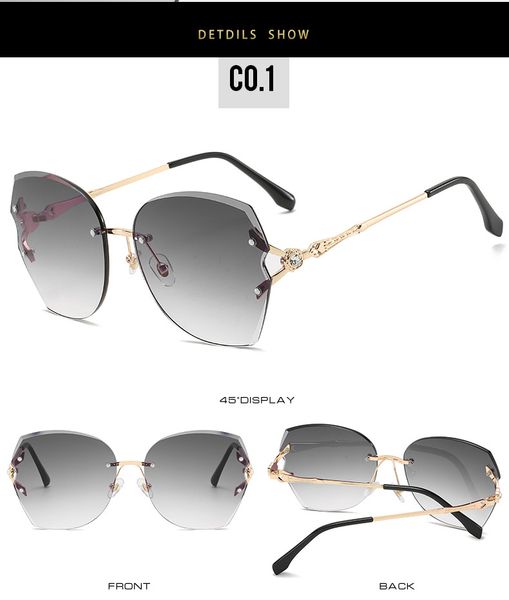 

frameless sunglasse mincl men frameless sunglasses retro rectangle gold metal red yellow blue square sun glasses for women uv400 with rgu5d
