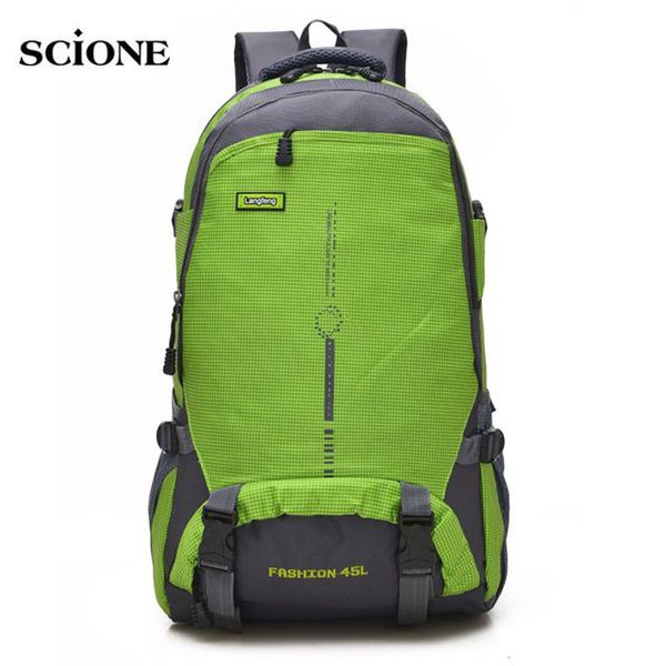 

45l backpack camping nylon backpacks hiking climbing travel rucksack mochila sports trekking backbag lapback pack xa1303a