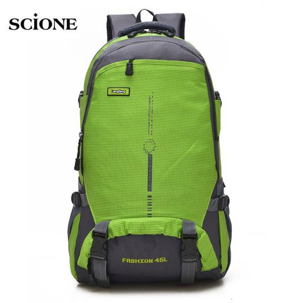 

45l backpack camping nylon backpacks hiking climbing travel rucksack mochila sports trekking backbag lapback pack xa1303a