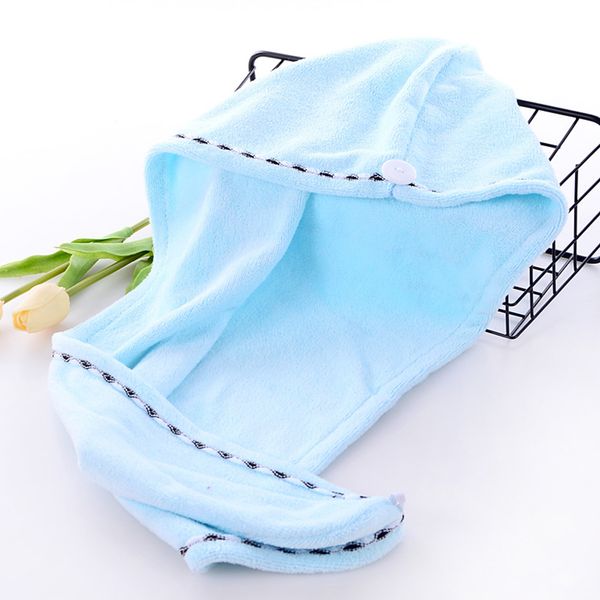 

bath enlarge water absorption turban time saving wrap practical cap non slip thickened microfiber quick showering drying towel