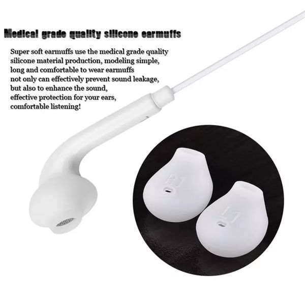

good quality 3.5mm earphones for samsung s8 s7 s6 headphone in ear headset with mic volume control with retail crystal box