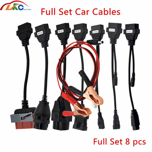 

full set obd/obd2 cdp car cables diagnostic tool connectors provide 1/2/3sets car adapters tcs cdp pro truck cables