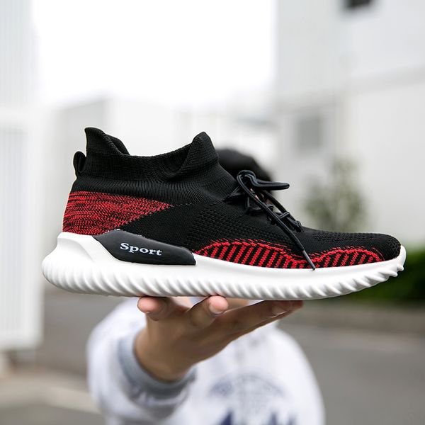 

flying woven large size women's shoes couple models old shoes flat sports socks outdoor sports sneakers