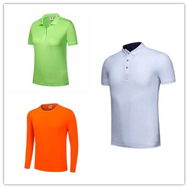 

men polo or women long shirt classic silk fiber short sleeve uniform t-shirt tde-116, Black