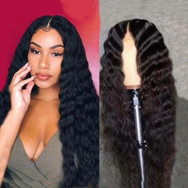 

150% density virgin loose wave human hair lace front wigs with natural hairline pre plucked brazilian human hair full lace wigs, Black;brown