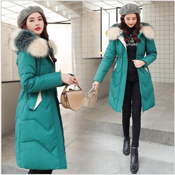 

winter jacket women 2019 new warm autumn fashion women coat thick hoody winter coat slim parka jaqueta feminina r271, Black