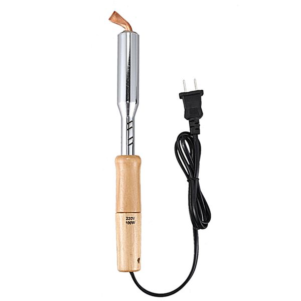 

insulated wooden handle electric iron high power soldering iron household electrician welding electric soldering