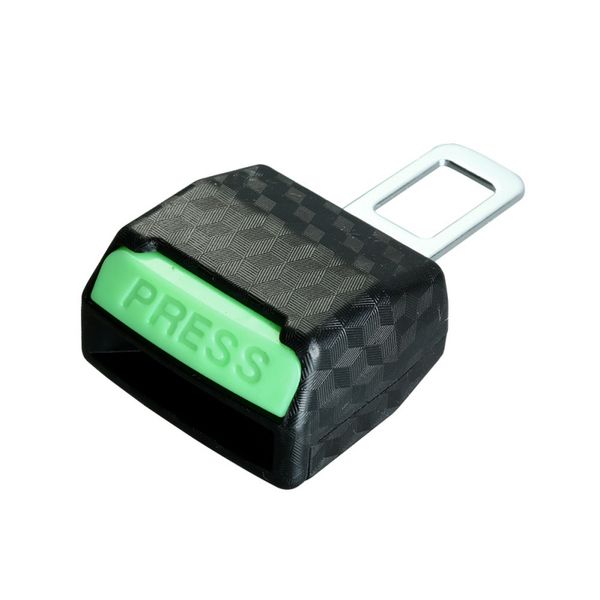 

new car seat belt clip car universal luminous thickening seat belt clip safety buckle card holder drop shipping
