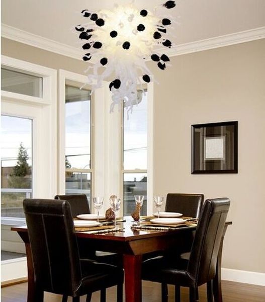 

wedding centerpieces multi colored white 100% blown glass pendant lamps 100% handmade borosilicate glass modern art decor led chandelier